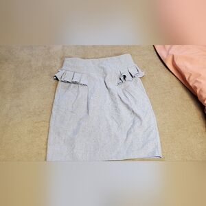 French Connection Light Gray Skirt